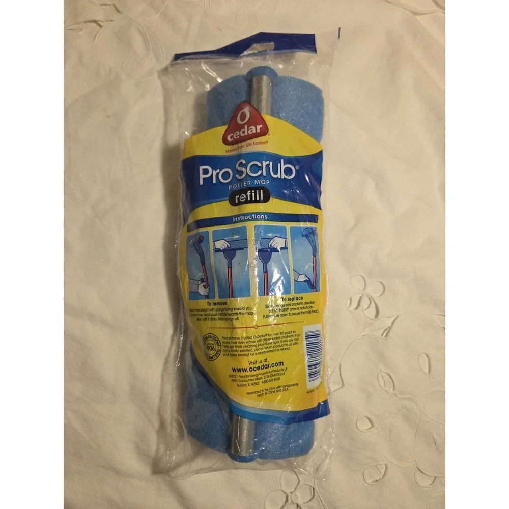 O Cedar Pro Scrub Roller Mop Refill 10